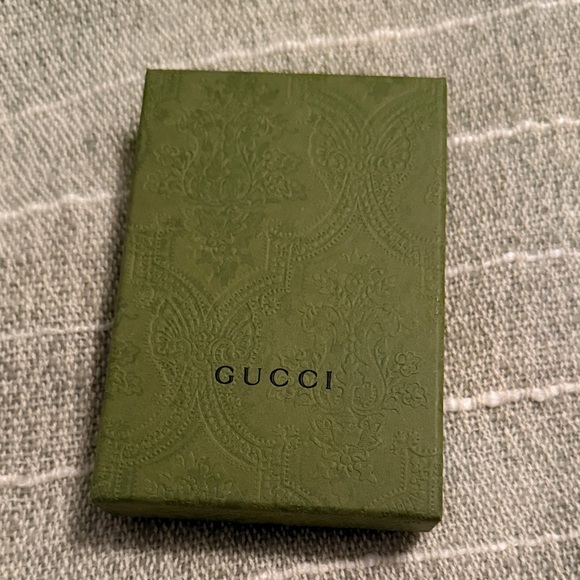Gucci authentic dark blue  Tan GG Card Holder like new - Picture 9 of 9